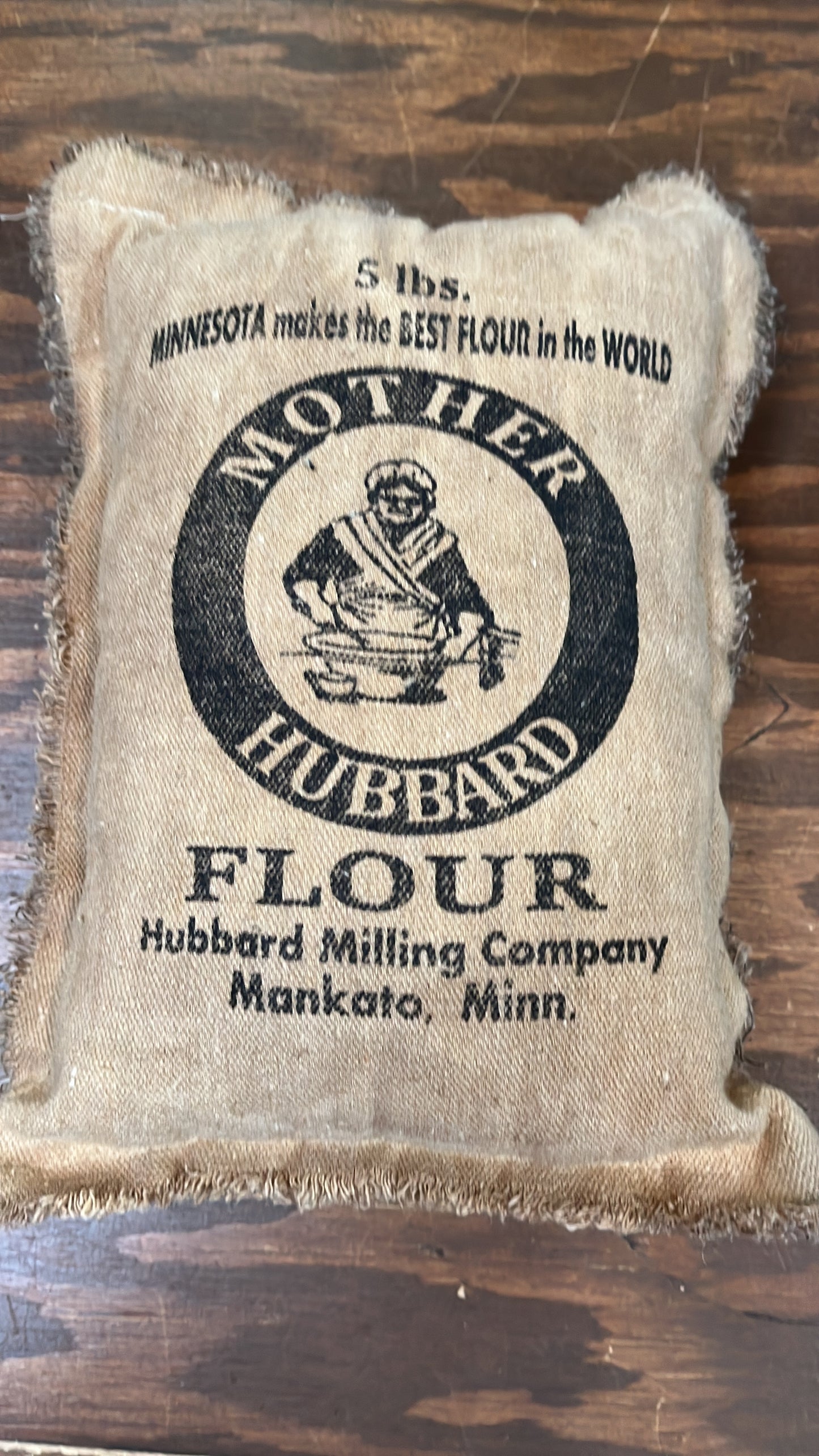 Pillow, Mother Hubbard Flour, SMALL