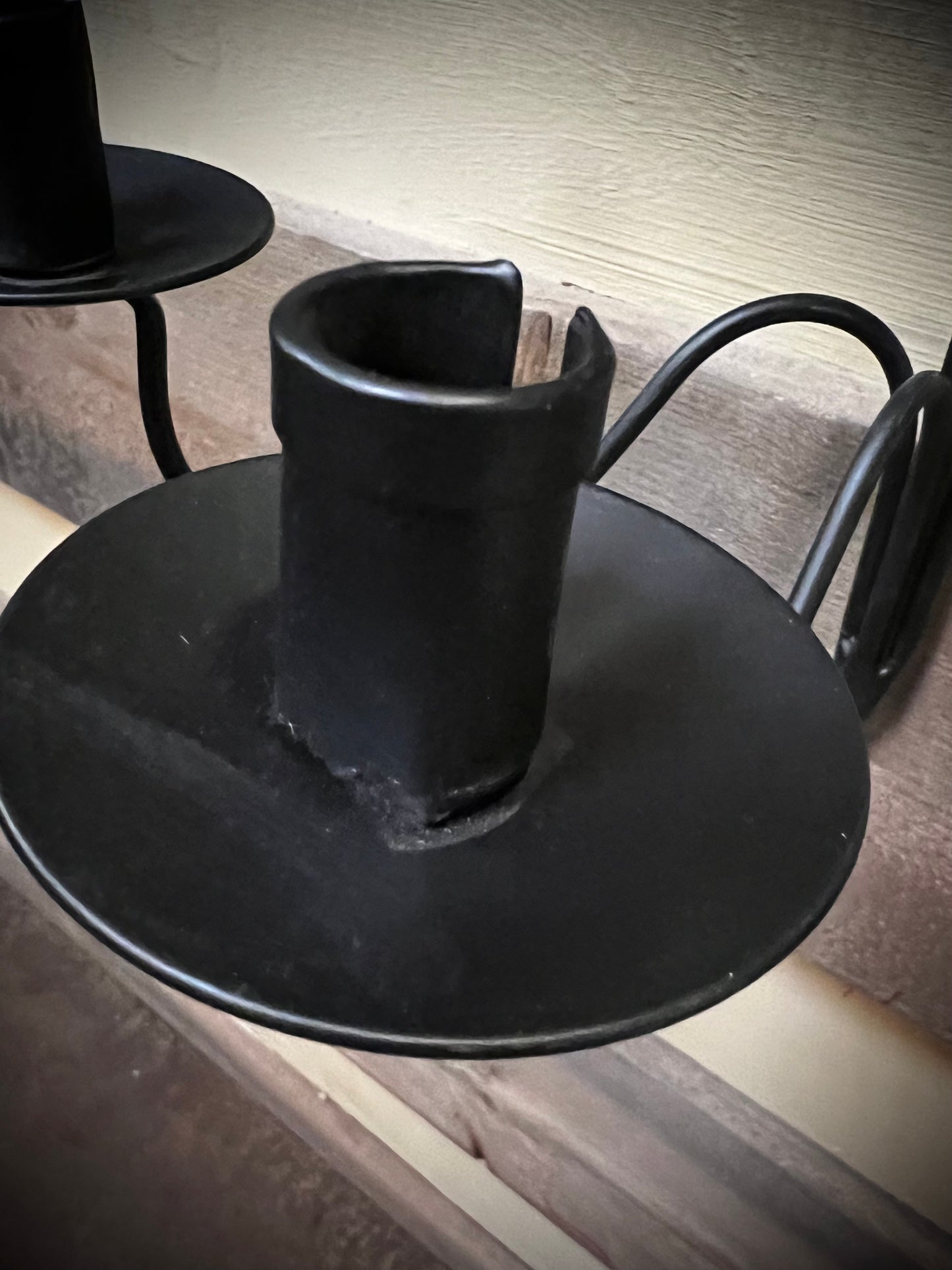 Candle Holder, 15", Hanging, WROUGHT IRON
