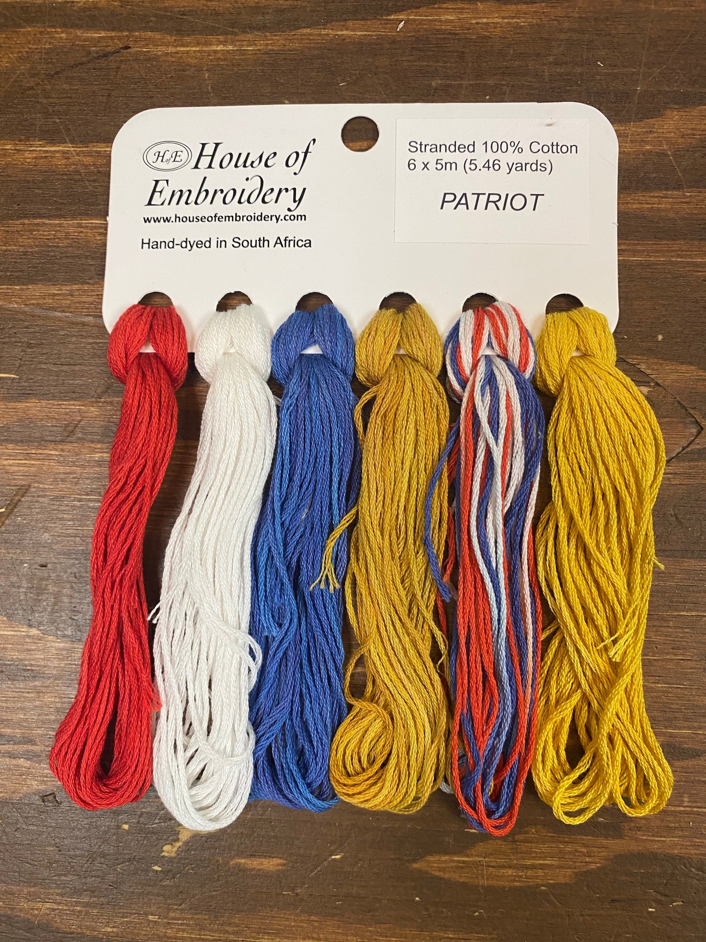 PATRIOT, 6x5m Variety Pack, Cotton Floss