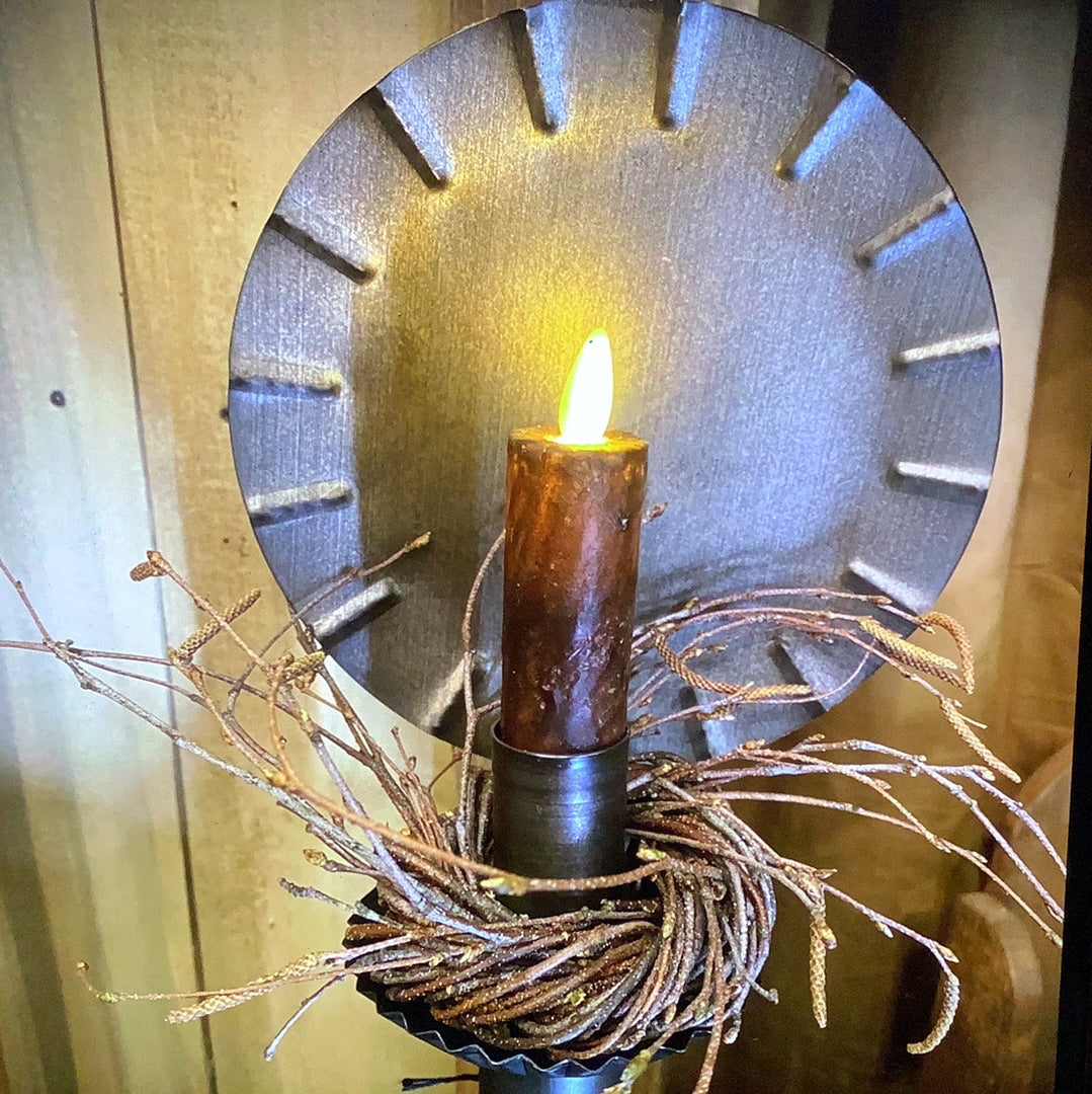Candle Ring/Wreath, 3”, TWIGGY BIRCH