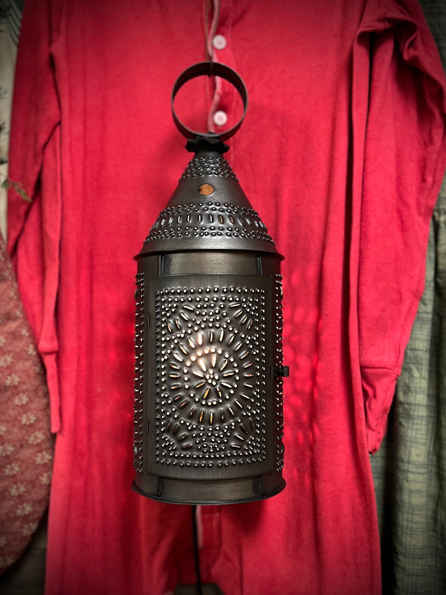 Lantern, HAND PUNCHED/SIGNED, Irvin Hoover