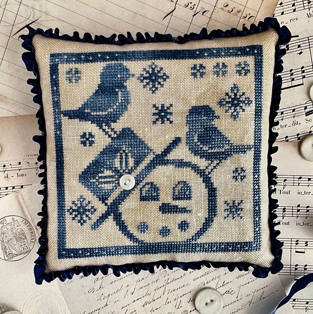 Gathering Snowflakes, Cross Stitch Chart, Luminous Fiber Arts