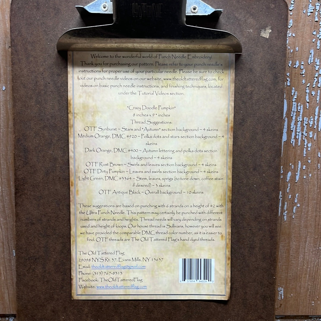 Pattern, CRAZY DOODLE PUMPKIN