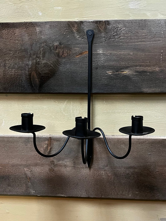 Candle Holder, 15", Hanging, WROUGHT IRON