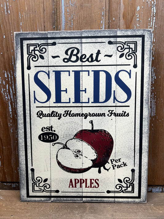 Pallet Sign, 12" x 16", APPLES