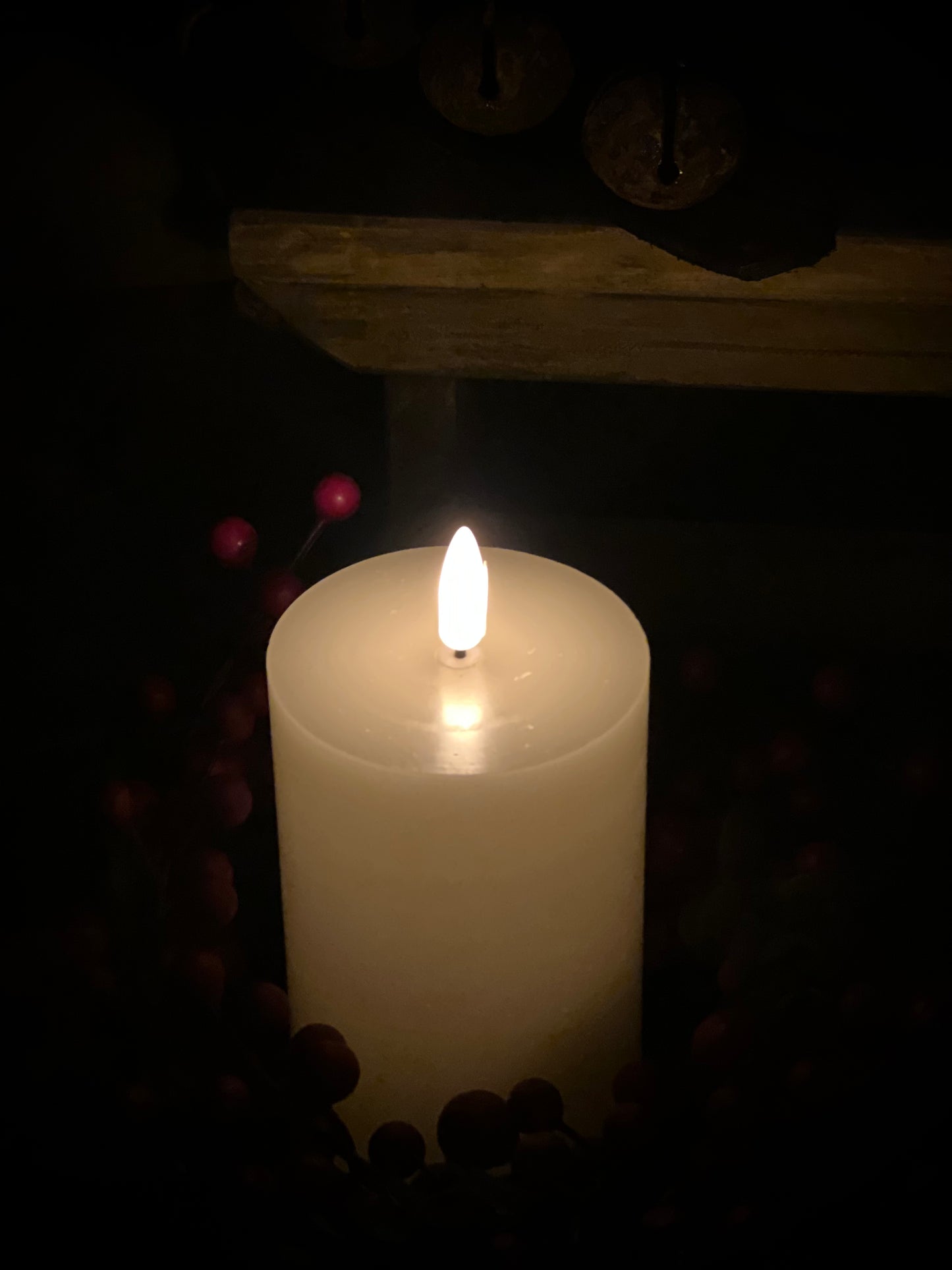 Realistic 3D Flame, Candle, 3”x5”, TIMER