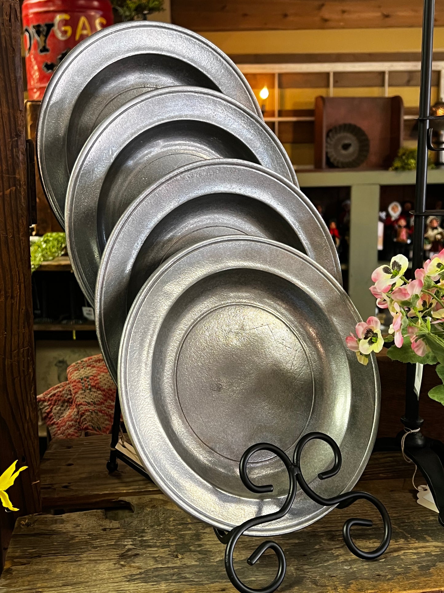 Set 4 Wilton Armetale Plates