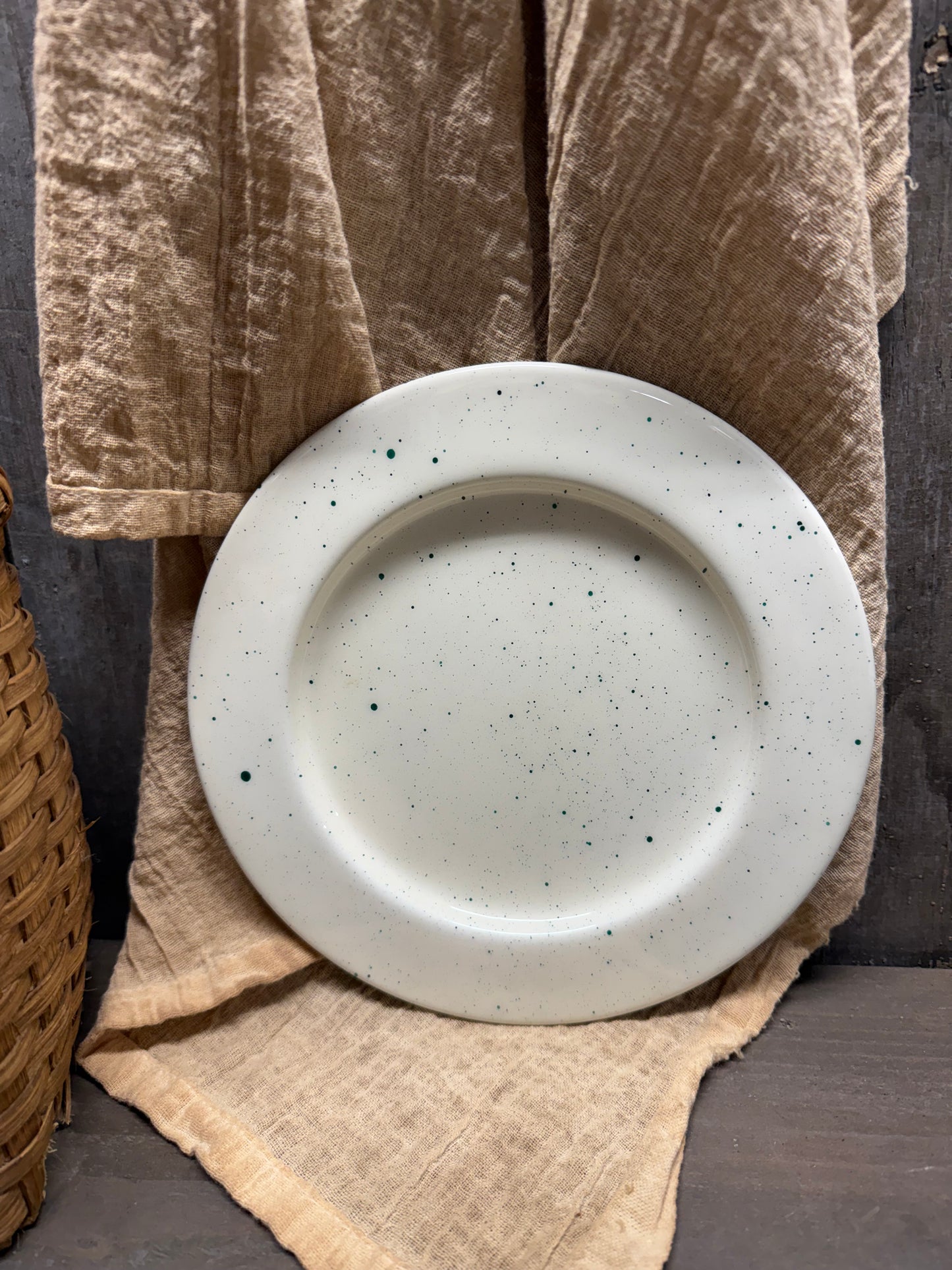Dishes, Enamel, Set/4. CAMP SPLATTER WEAR