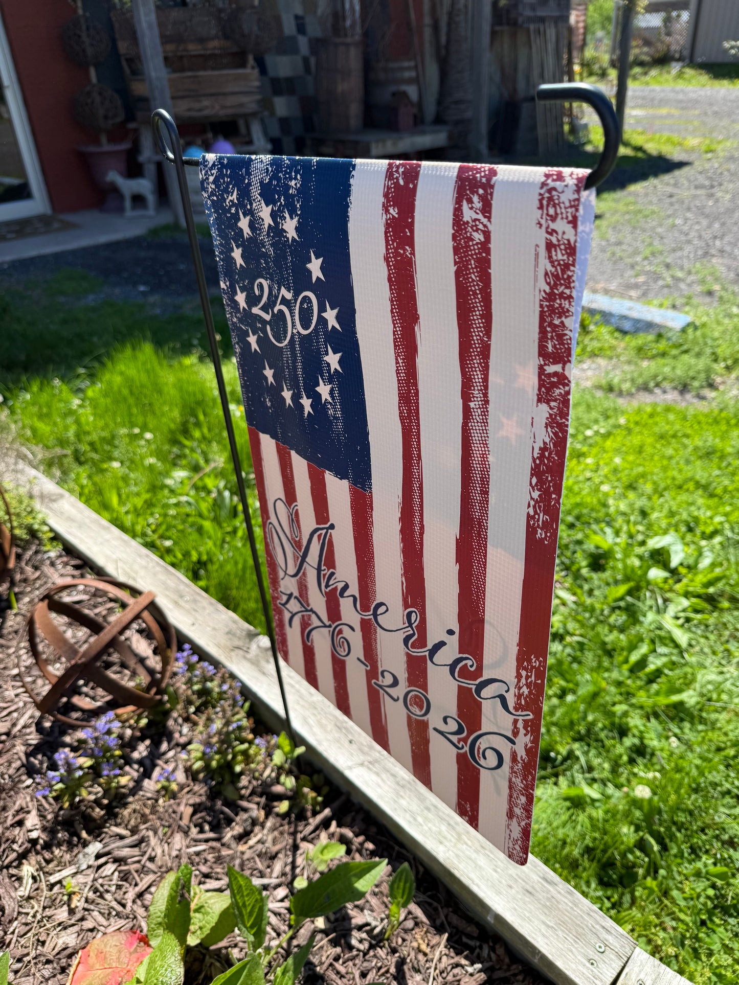Garden Flag, 12"x 18", Vinyl, BETSY ROSS 250