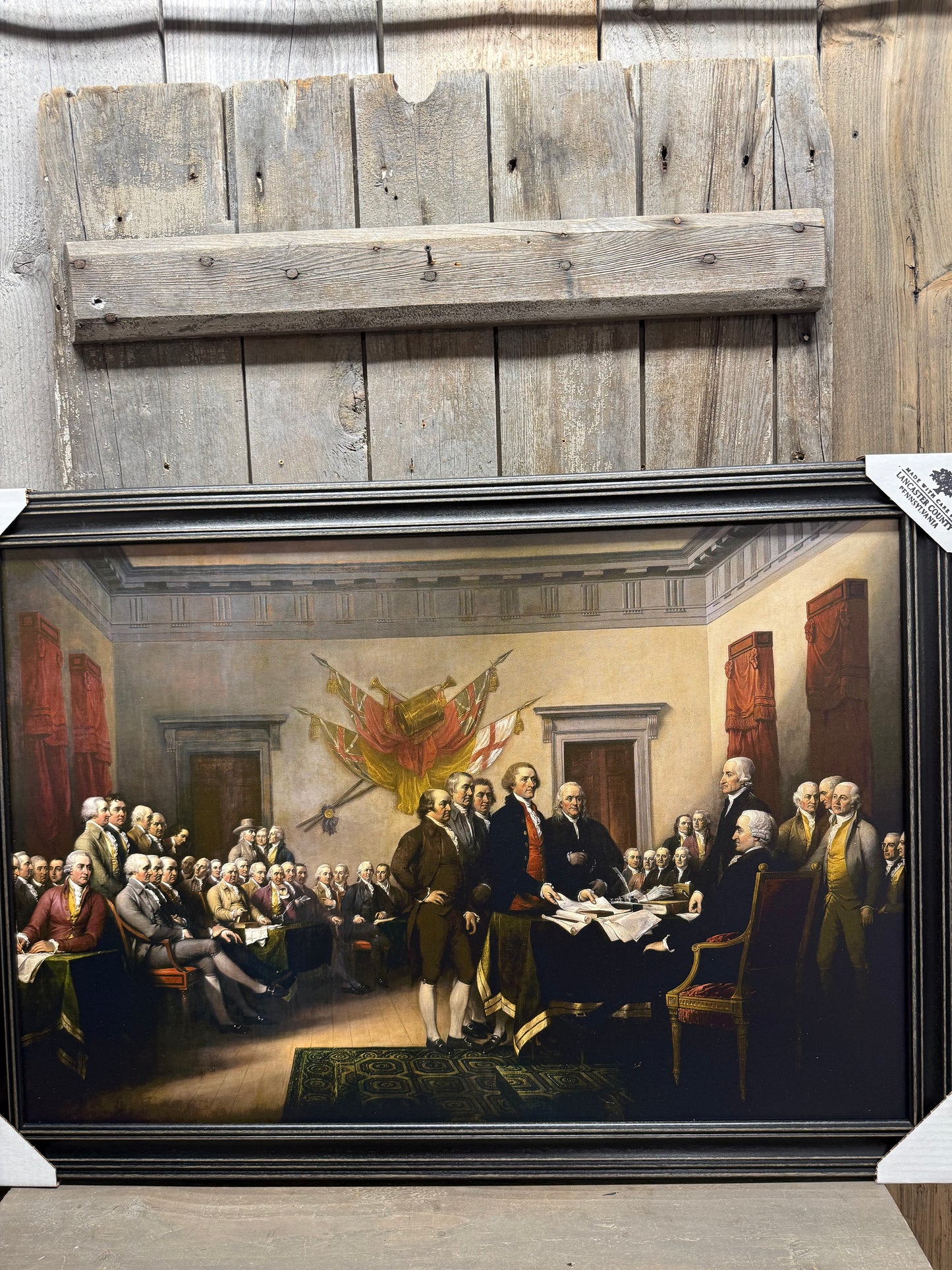 Framed Art, 20X30, DECLARATION OF INDEPENDENCE