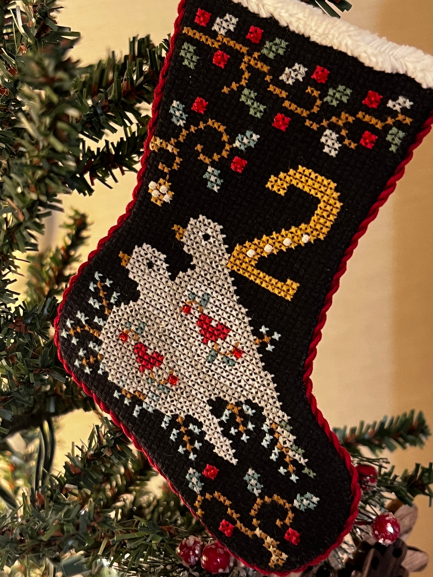 Pattern, CS, 12 DAYS OF CHRISTMAS STOCKINGS