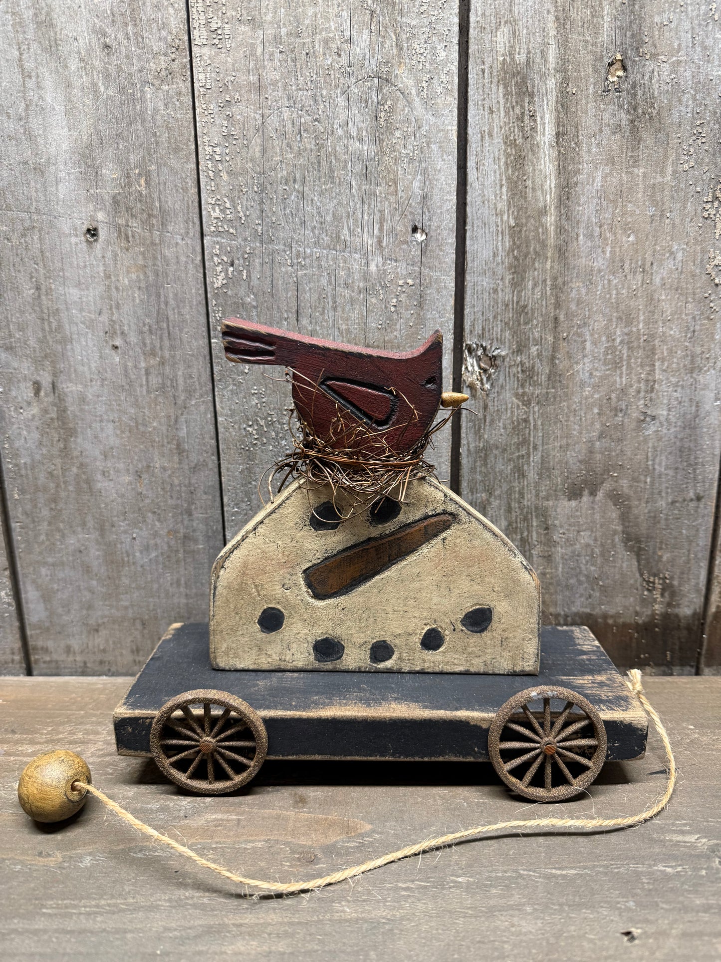 Pull Cart, SASSY SNOWMEN, Assorted Style