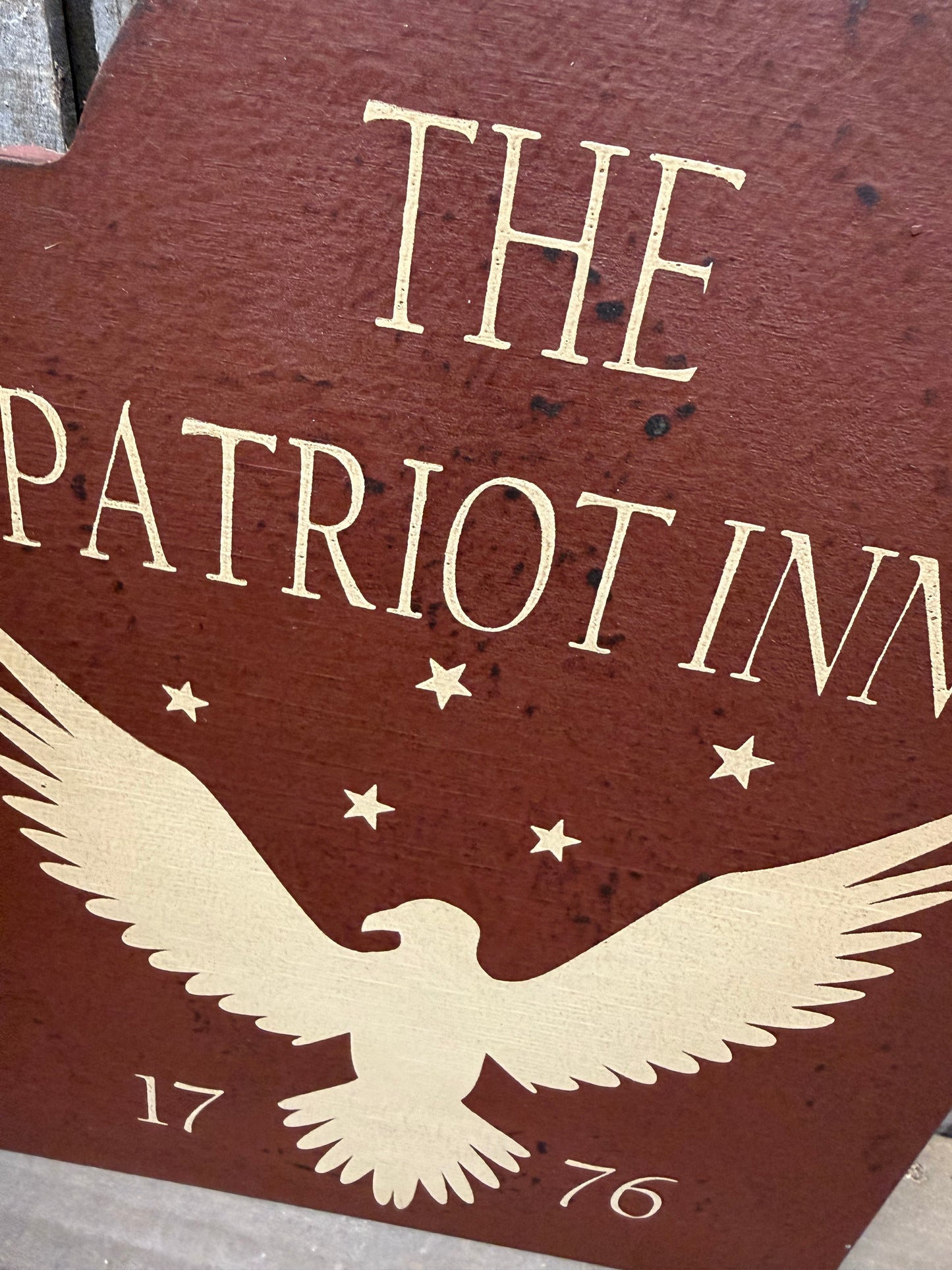 Shelf Sitter, 12"x 9", THE PATRIOT INN