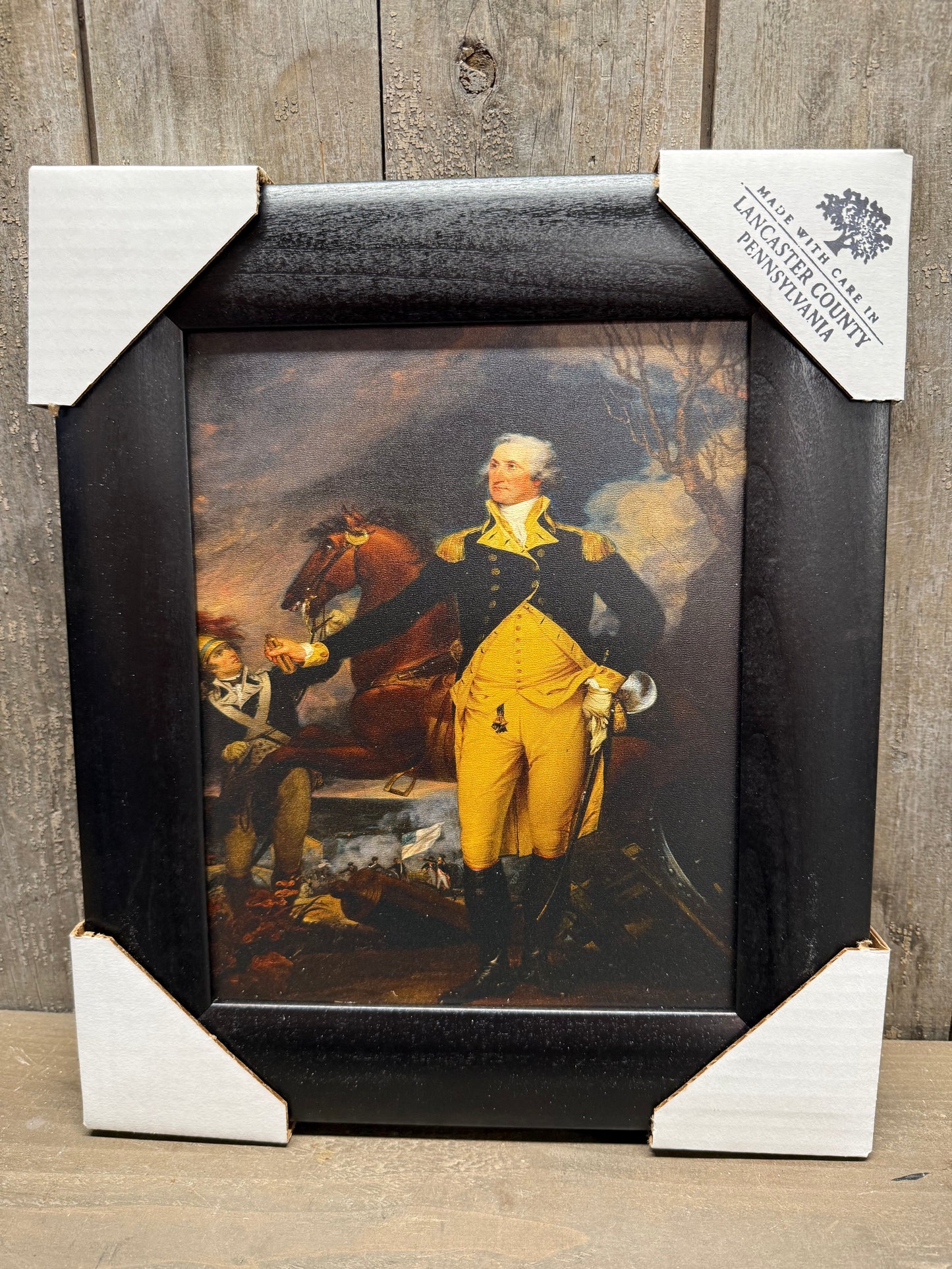 Framed Art, GEORGE WASHINGTON BEFORE THE BATTLE OF TRENTON