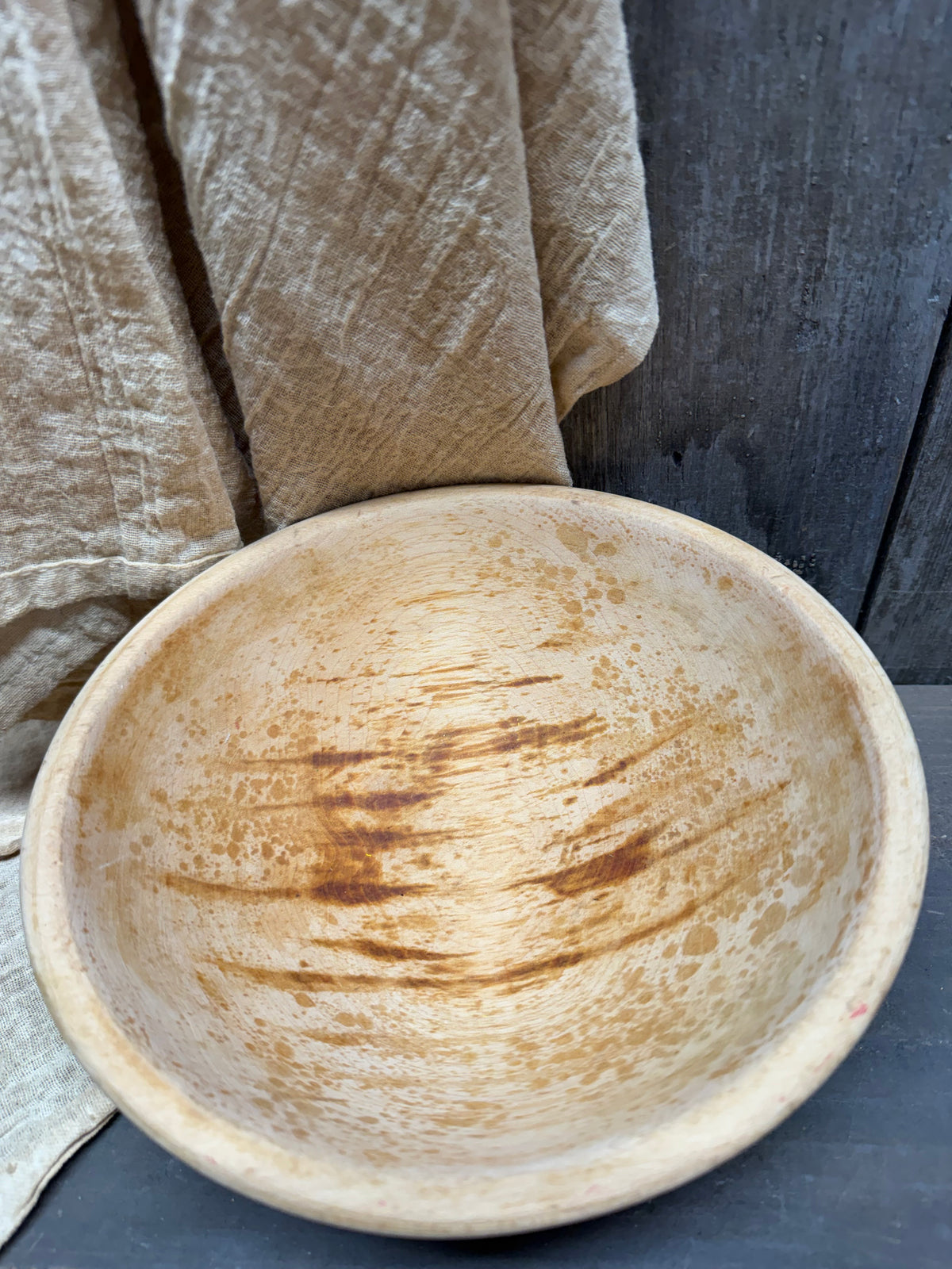 WOODEN BOWL, 7.5", OOR, Deep