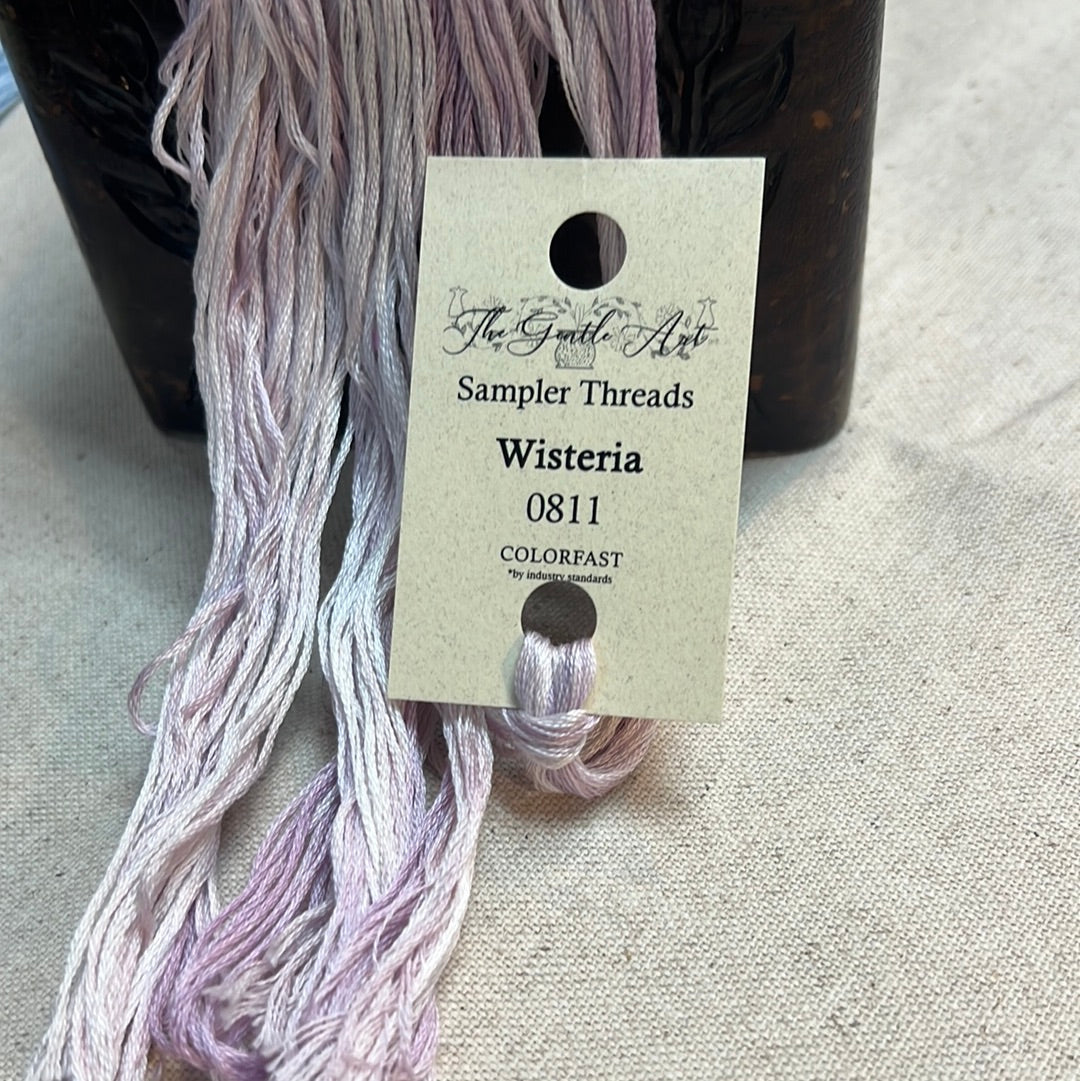 WISTERIA, 0811, Sampler Threads – Little Village Primitives