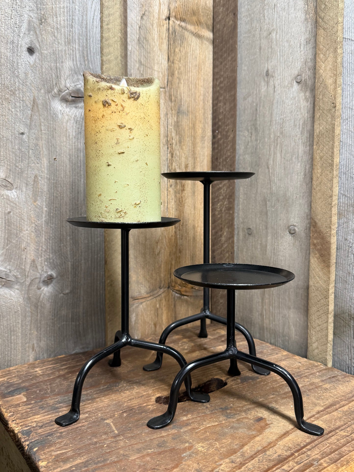 Pillar Stand, Set/3, AMISH MADE