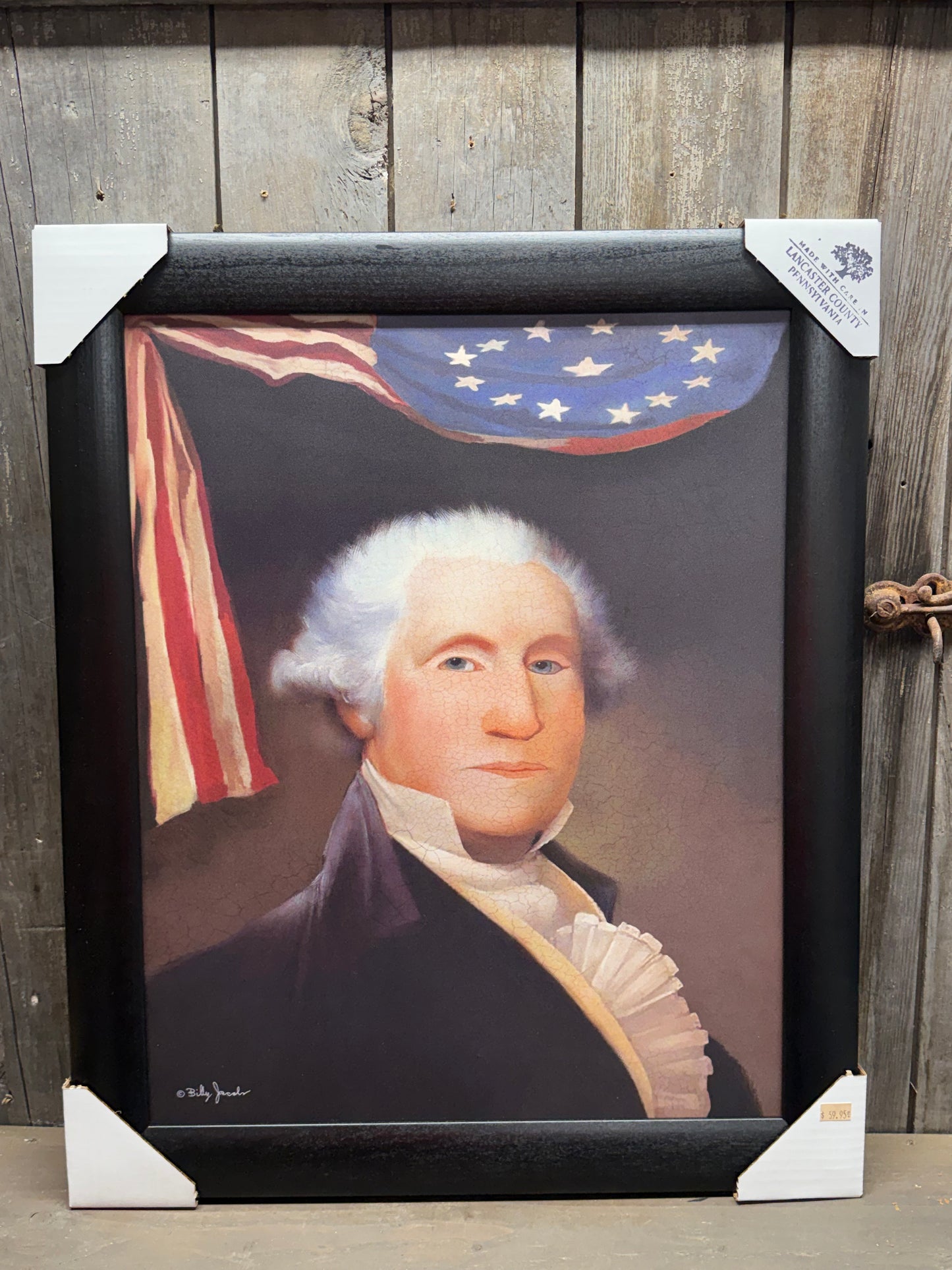Framed Art, 16x20, FOLKART WASHINGTON
