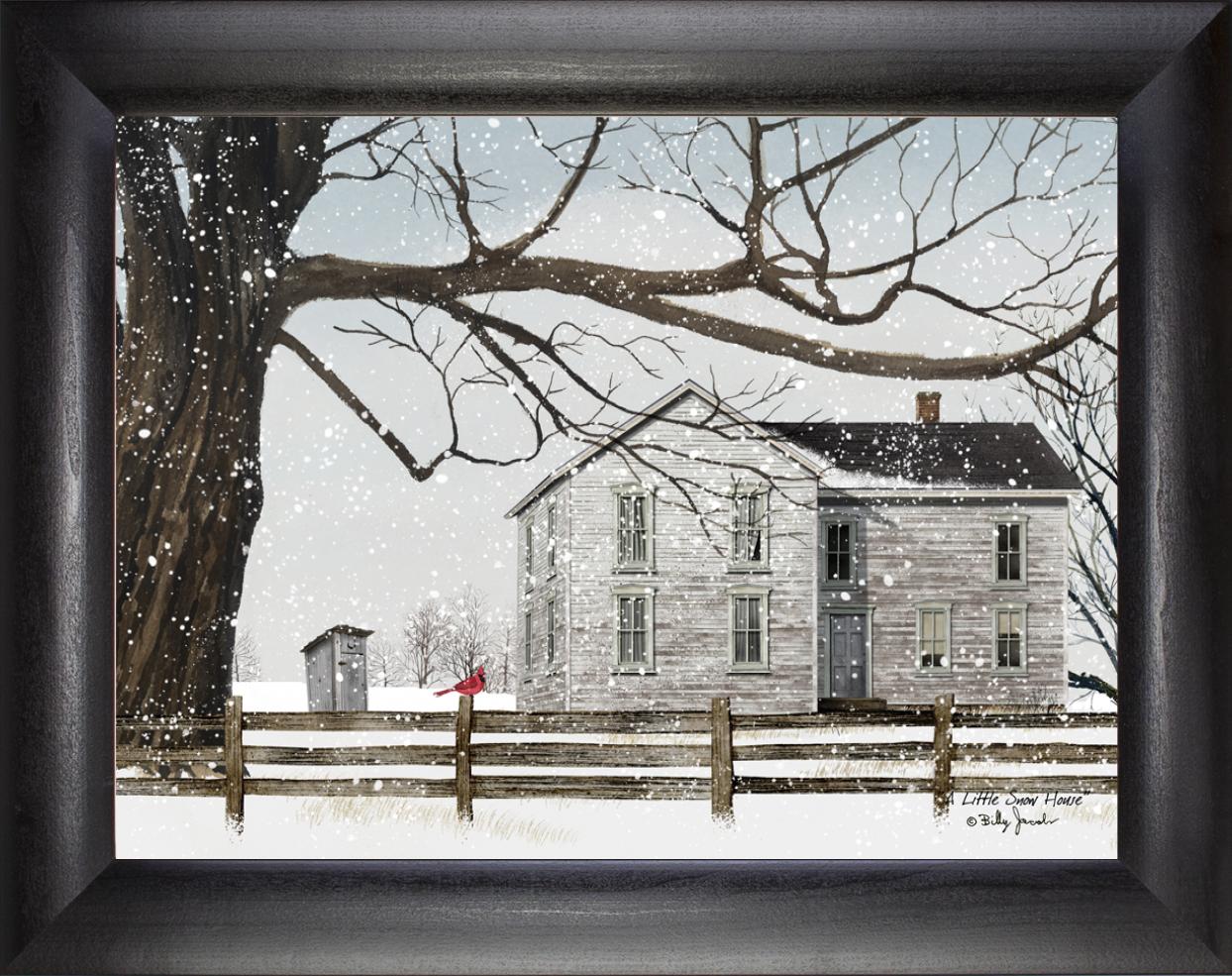 Framed Art, A LITTLE SNOW HOUSE