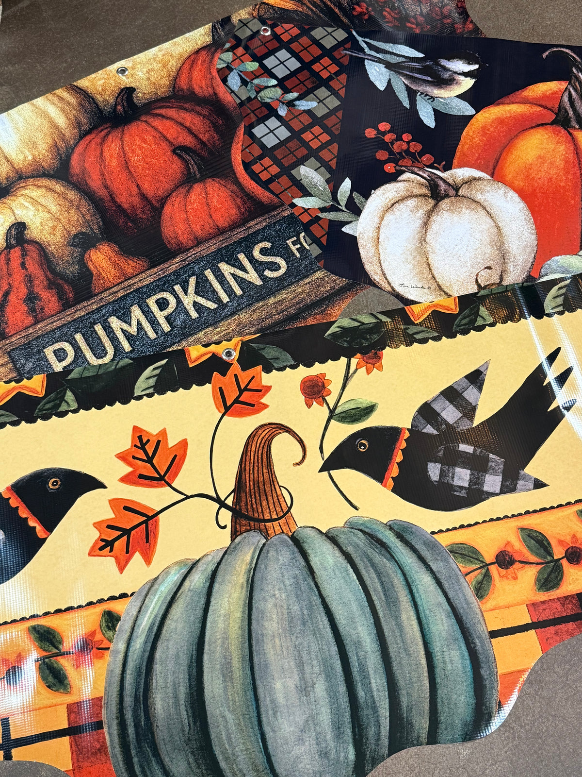 Vinyl Bunting, 24"X 48", AUTUMN
