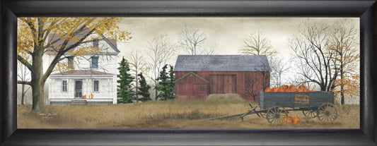 Framed Art, 12X36, PUMPKINS FOR SALE