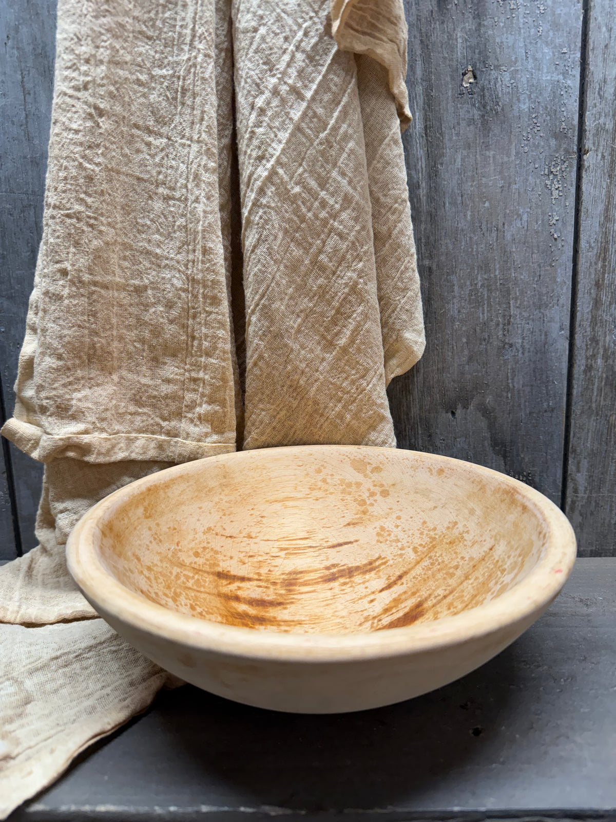 WOODEN BOWL, 7.5", OOR, Deep