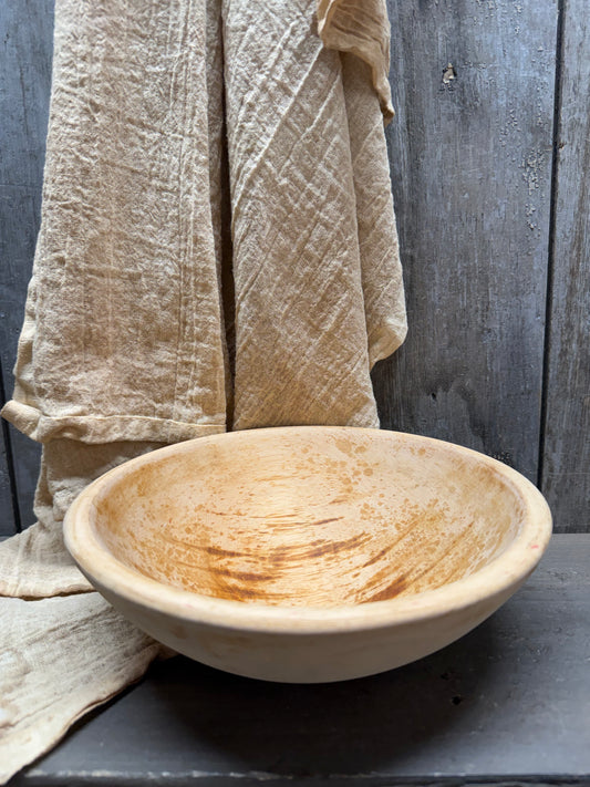 WOODEN BOWL, 7.5", OOR, Deep