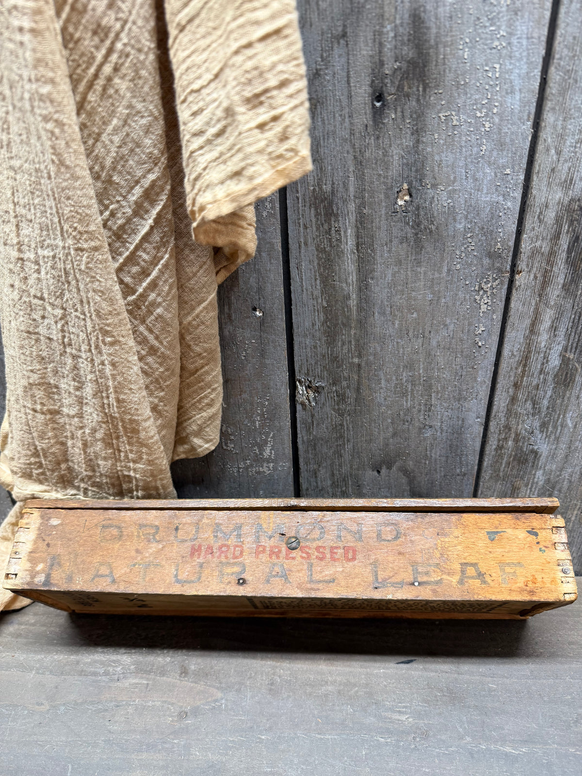 DRUMMOND NATURAL LEAF, Lidded Box