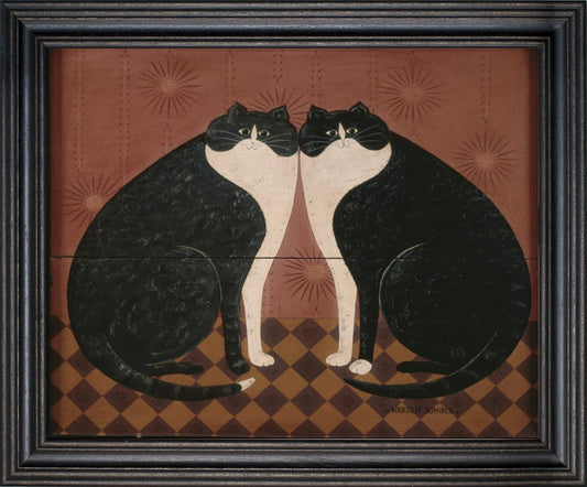 Framed Art, 12X16, CLONE CATS