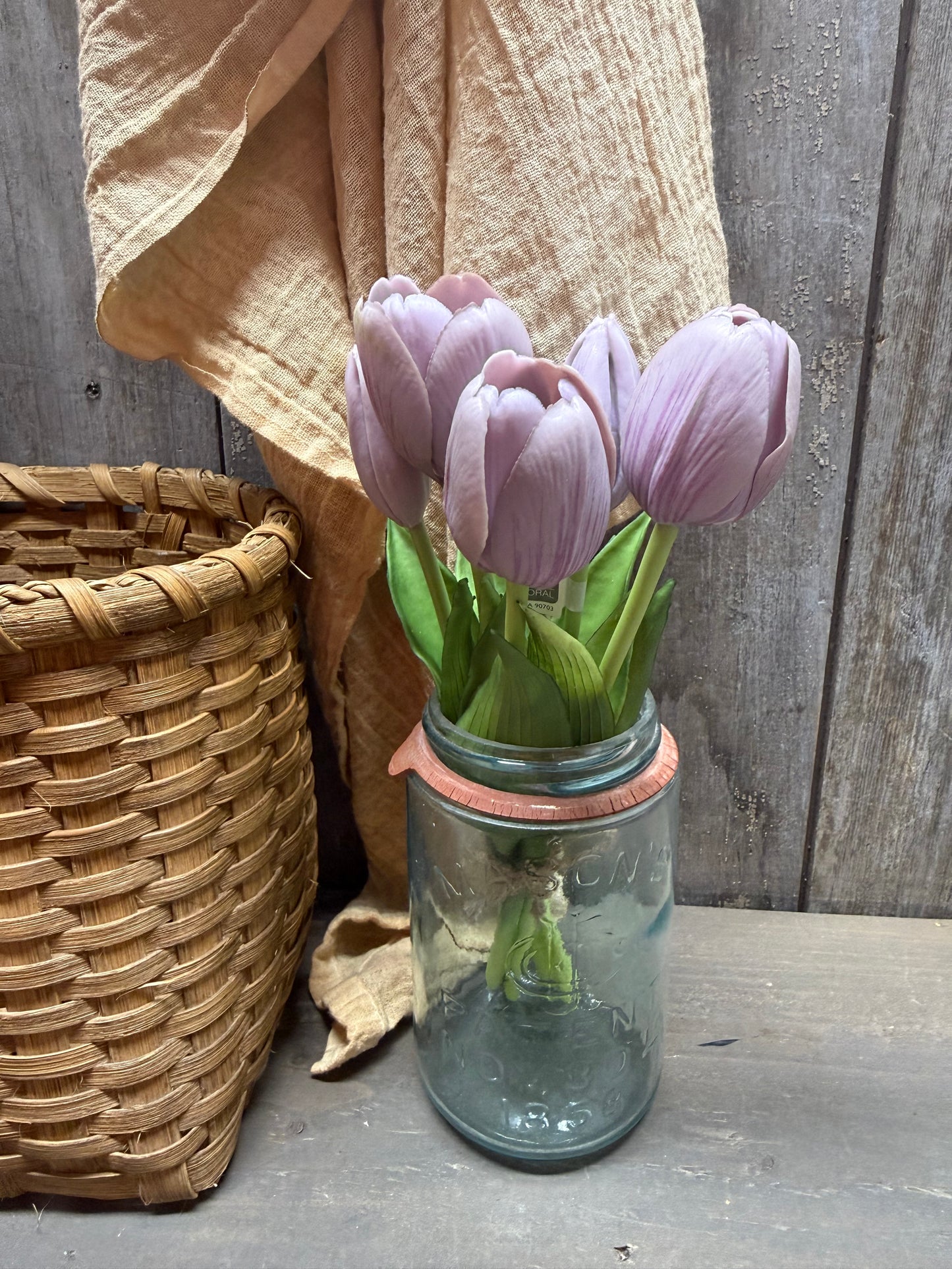 Bunch/5, Real Feel Tulips, 10", Assorted