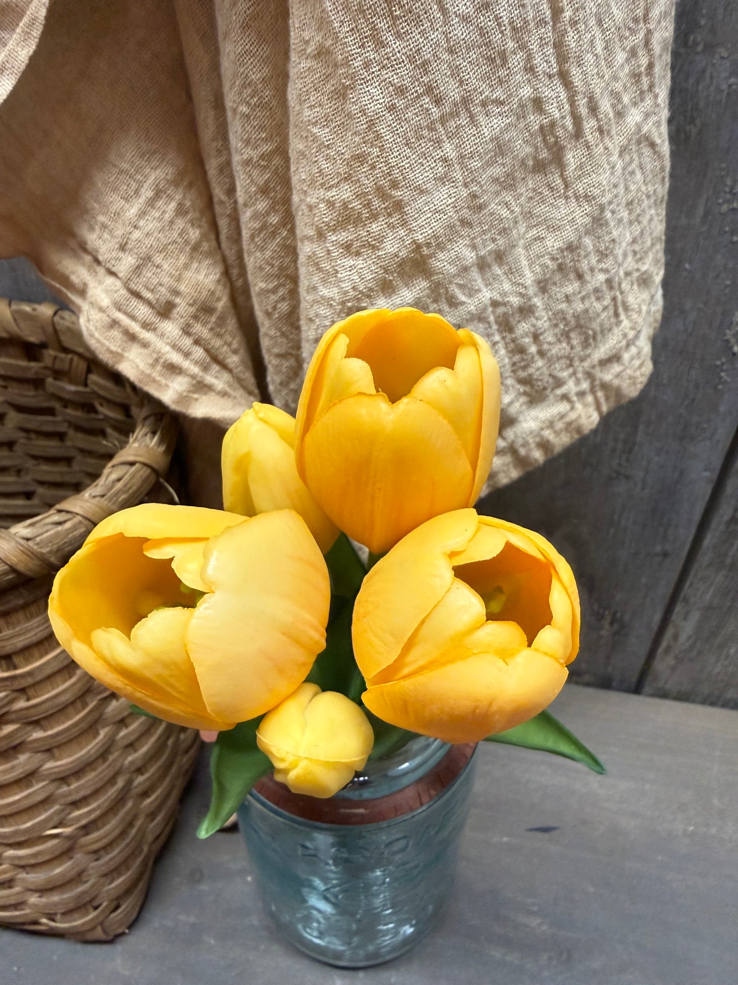 Bunch/5, Real Feel Tulips, 10", Assorted