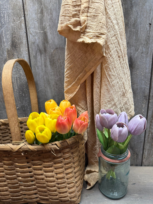 Bunch/5, Real Feel Tulips, 10", Assorted