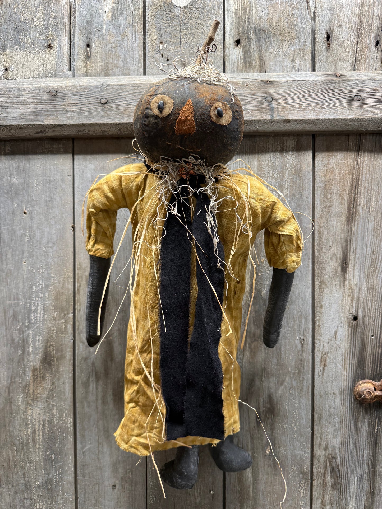 CHECKERED CHARLIE, Hanging Pumpkin Doll