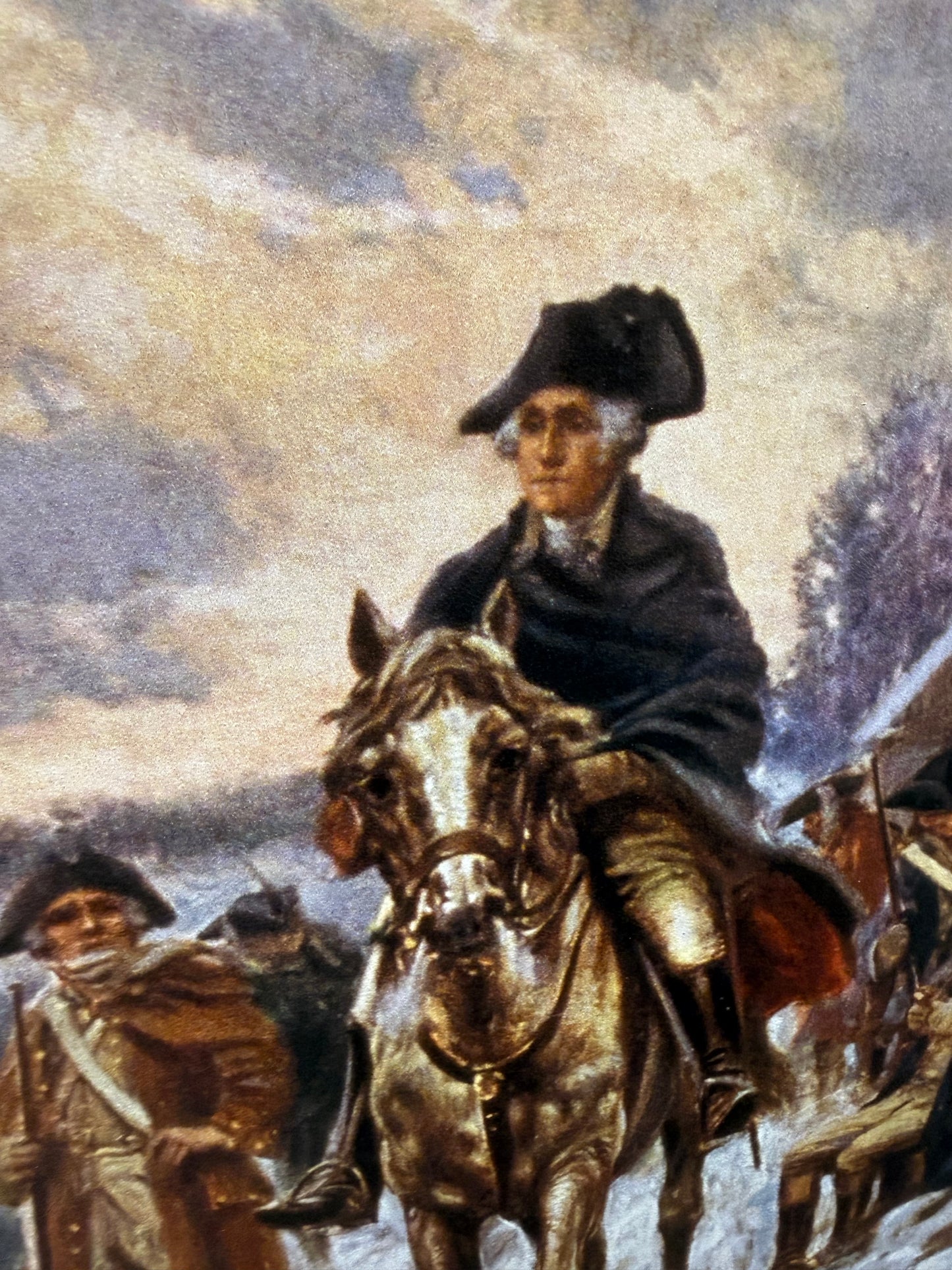 Framed Art, 18x24, WASHINGTON AT VALLEY FORGE