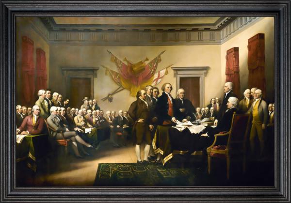 Framed Art, 20X30, DECLARATION OF INDEPENDENCE
