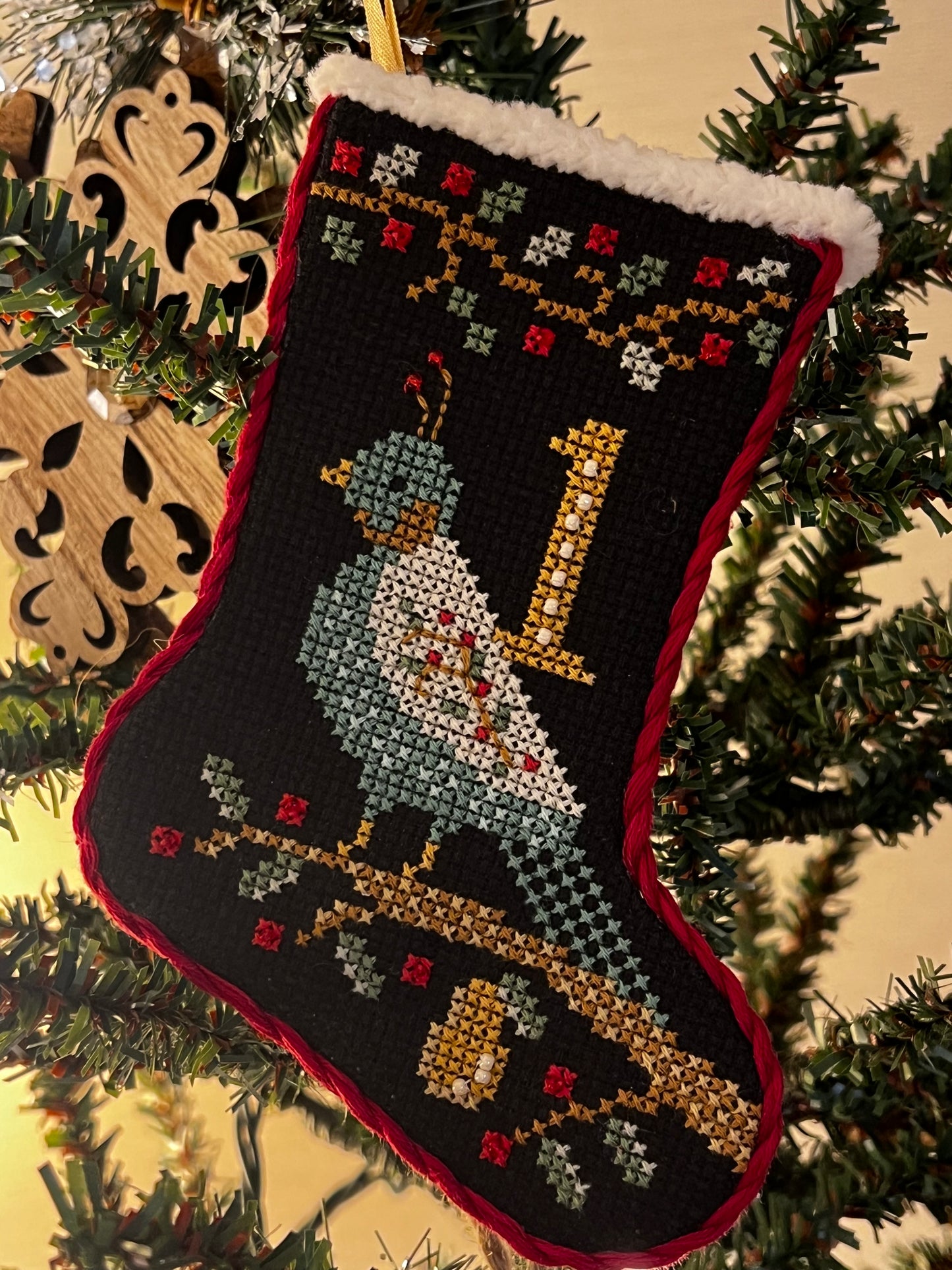 Pattern, CS, 12 DAYS OF CHRISTMAS STOCKINGS