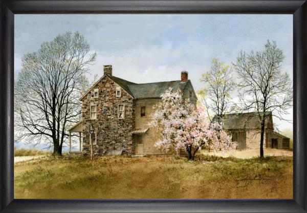 Spring Pics Primitive Framed Art, THE SEASONS - SPRING – Little Village Primitives