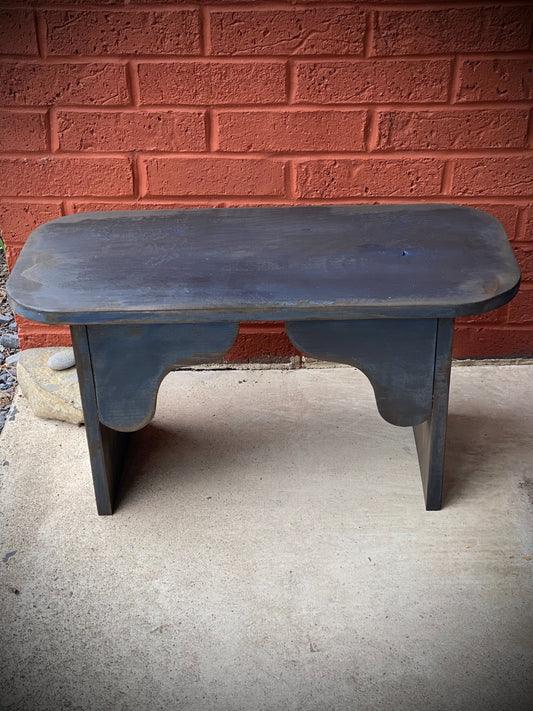 Wooden Bench, Large, FEDERAL BLUE