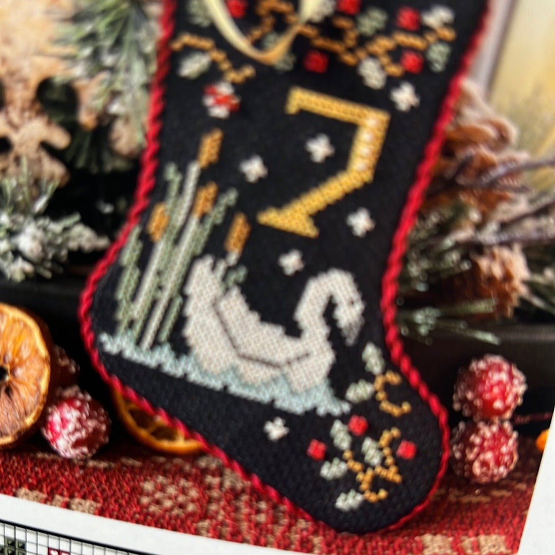 Pattern, CS, 12 DAYS OF CHRISTMAS STOCKINGS