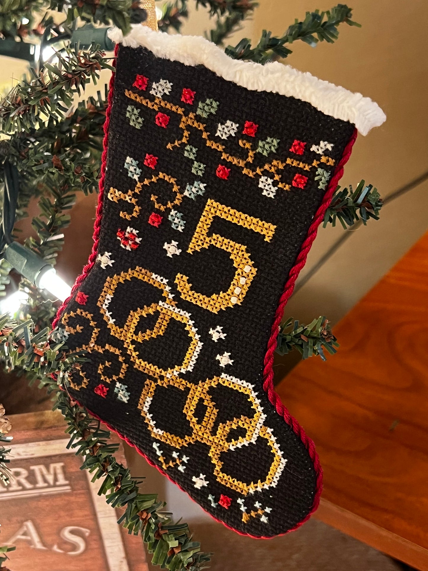 Pattern, CS, 12 DAYS OF CHRISTMAS STOCKINGS