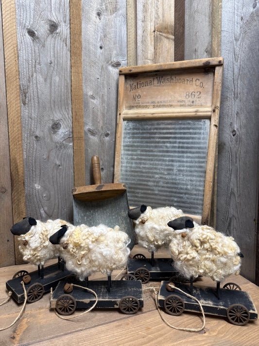 Pull Cart, WOOLY SHEEP