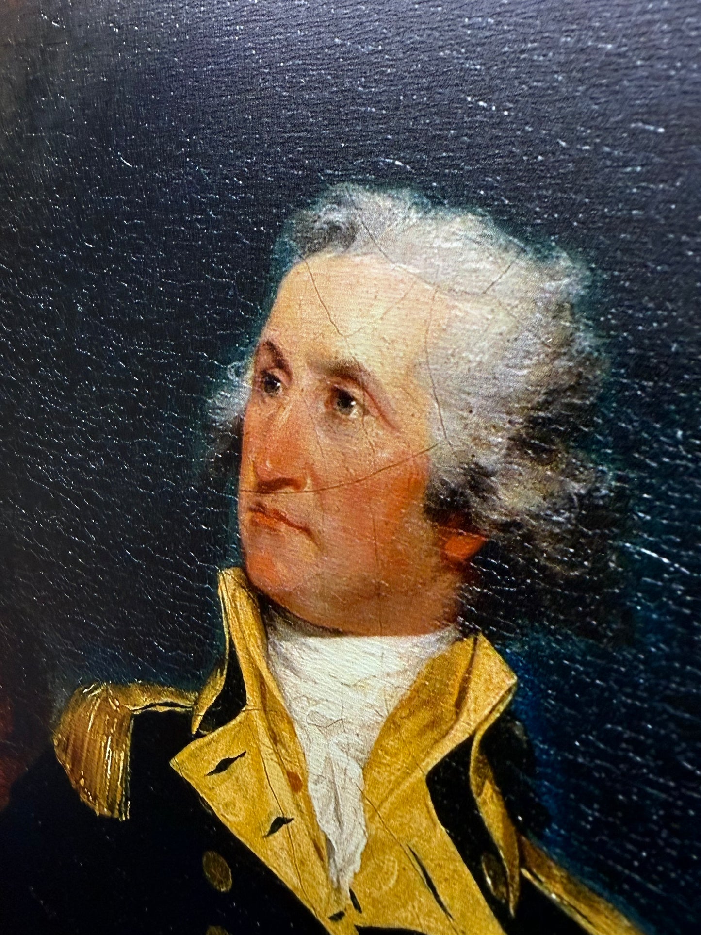 Framed Art, GEORGE WASHINGTON BEFORE THE BATTLE OF TRENTON