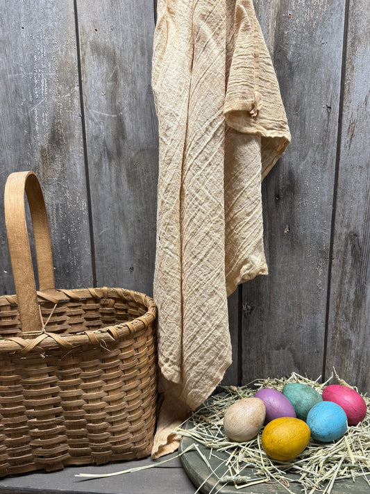 Paper Mache Eggs, Set/6, PRIMITIVE SPRING