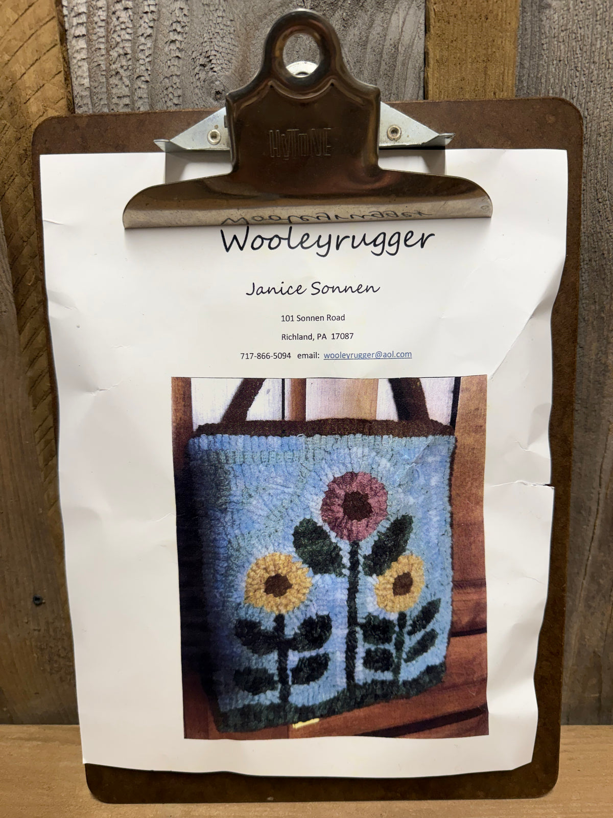 KIT, Rug Hooking, Penny Pocket