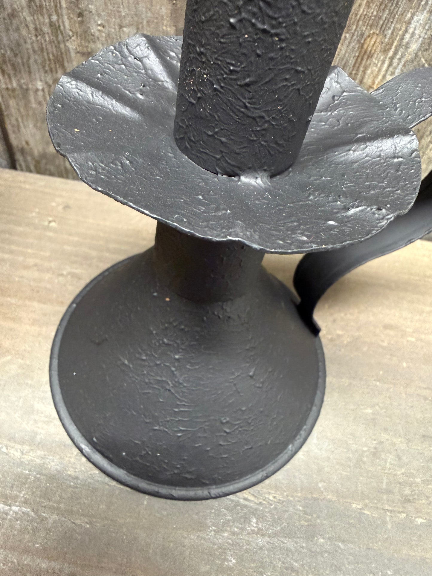 Candle Stand, TEXTURED BLACK