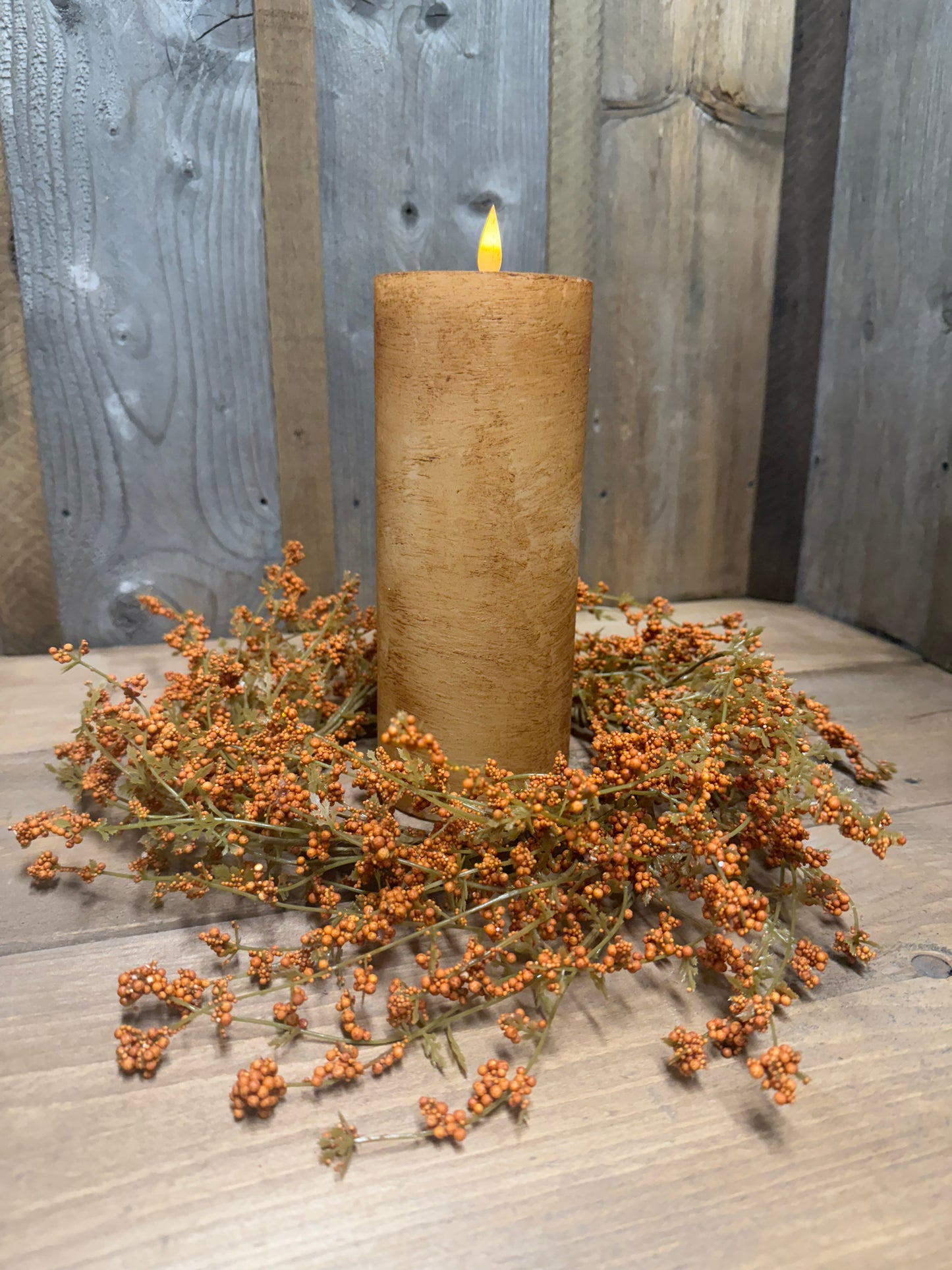 Candle Ring, 6" Inner Ring, CLUSTER BERRY
