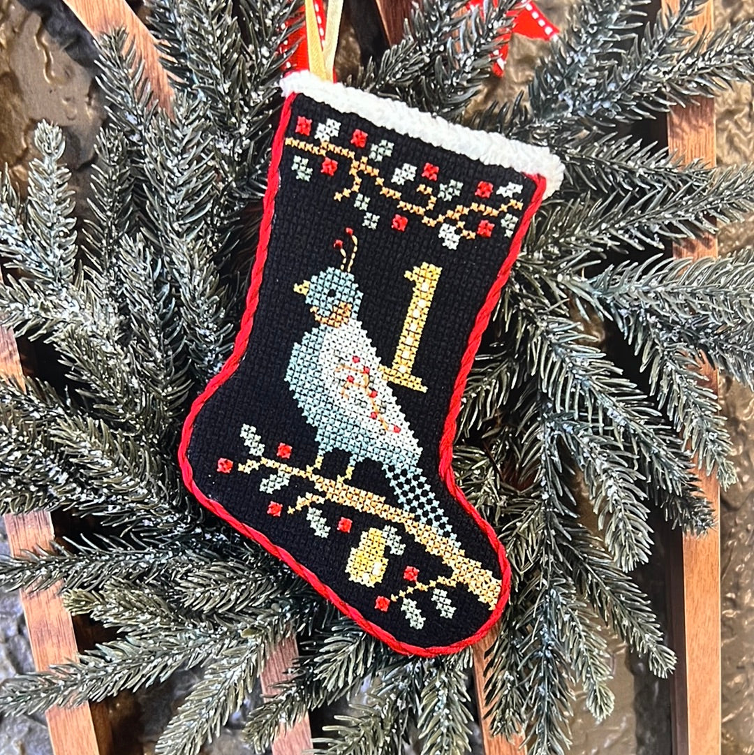 Pattern, CS, 12 DAYS OF CHRISTMAS STOCKINGS