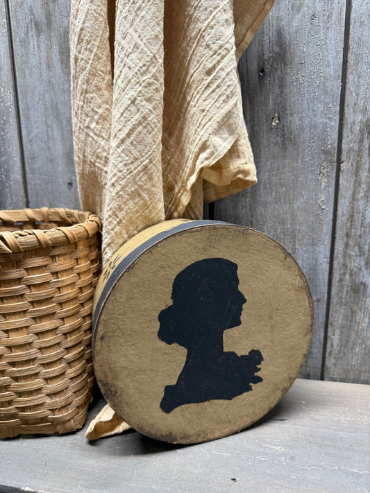 Paper Mache Box, 7.5", SILHOUTTE