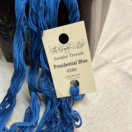 PRESIDENTIAL BLUE, 0260, Sampler Threads