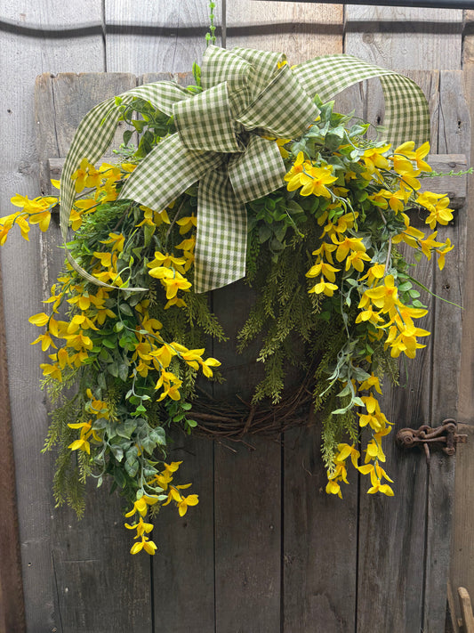 Wreath, FORSYTHIA, Assorted